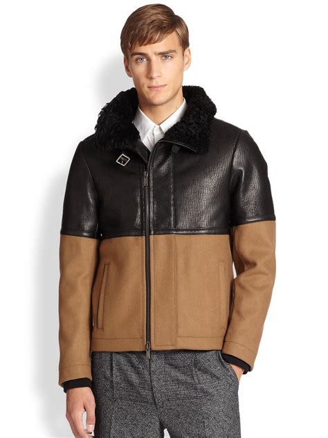 fendi leather jacket men's|Fendi price range.